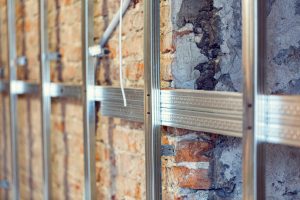 Steel Stud and track wall framing