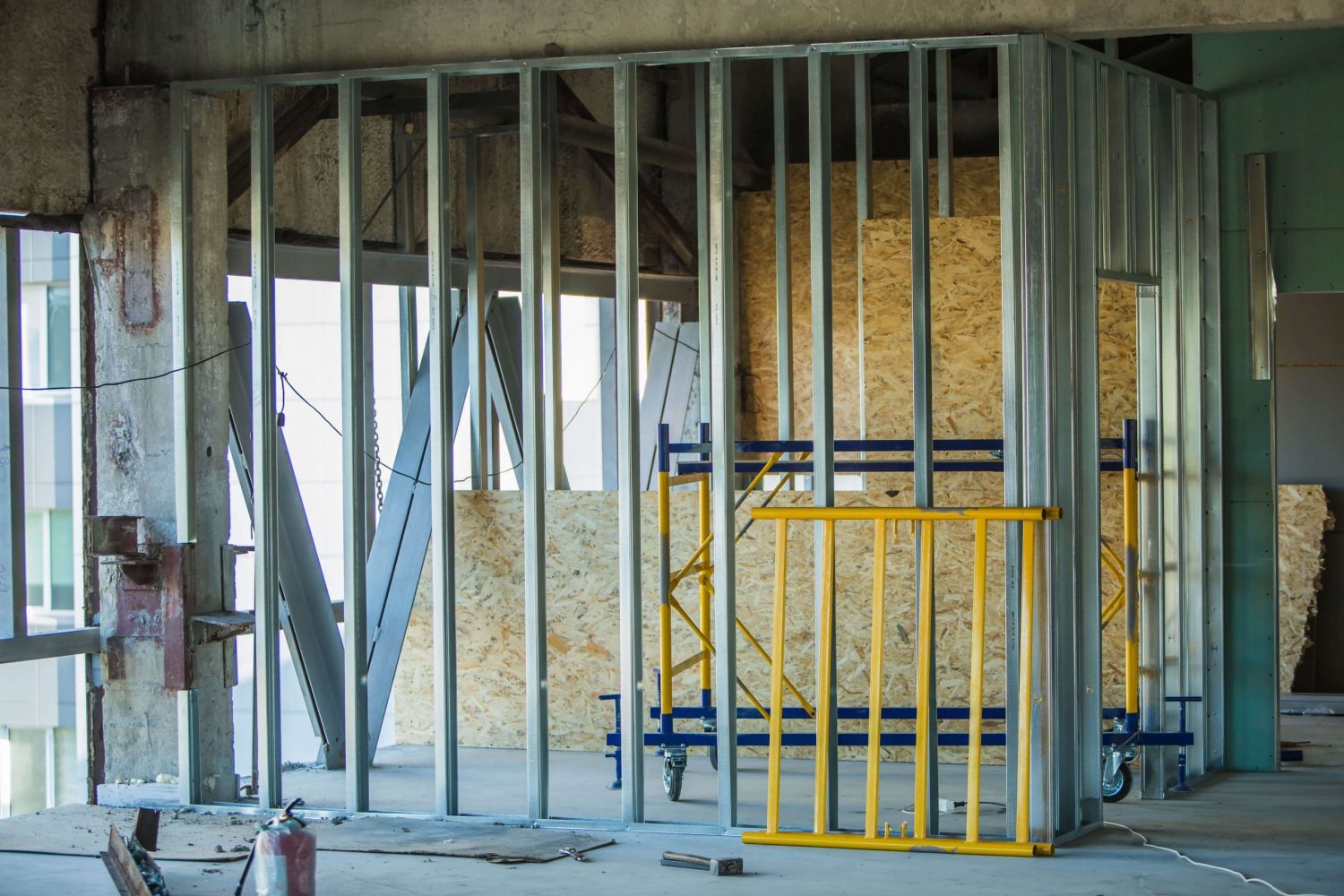 Gyprock wall framing