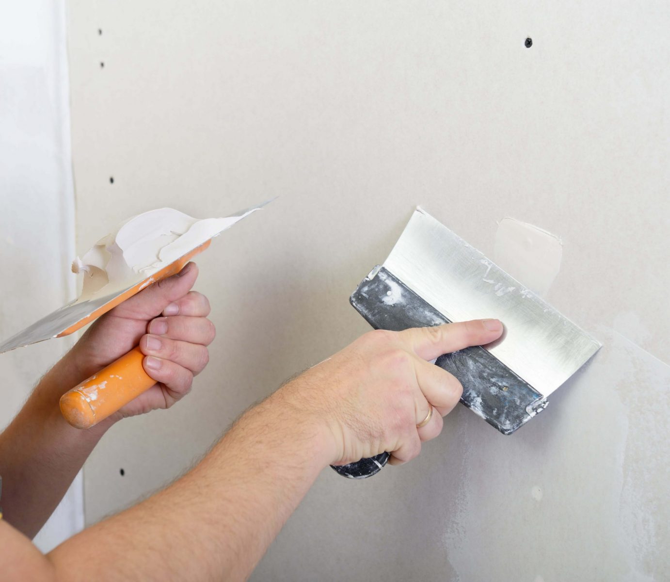 Small hole gyprock wall patching